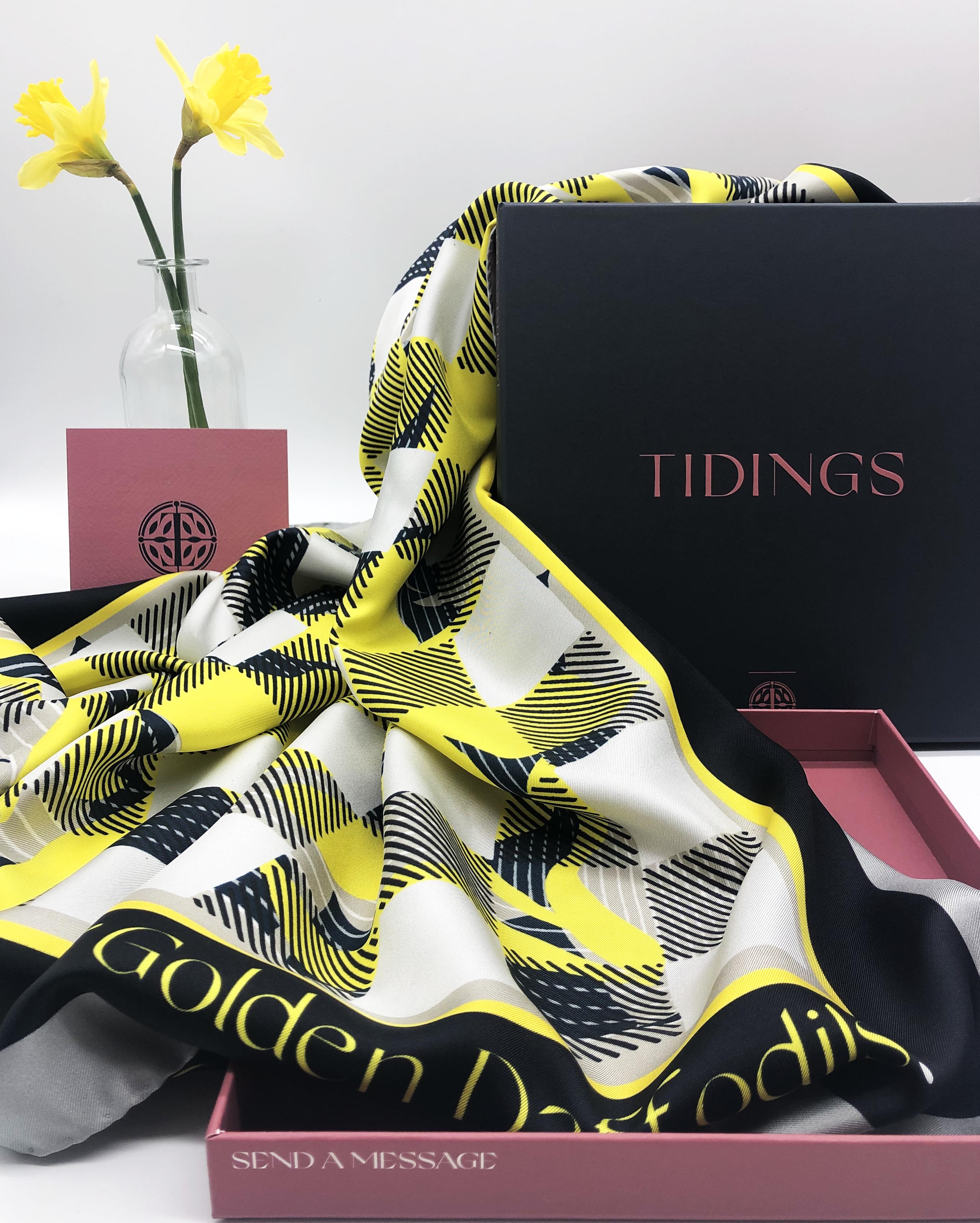 A host of Golden Daffodils- Statement scarf - Image 4