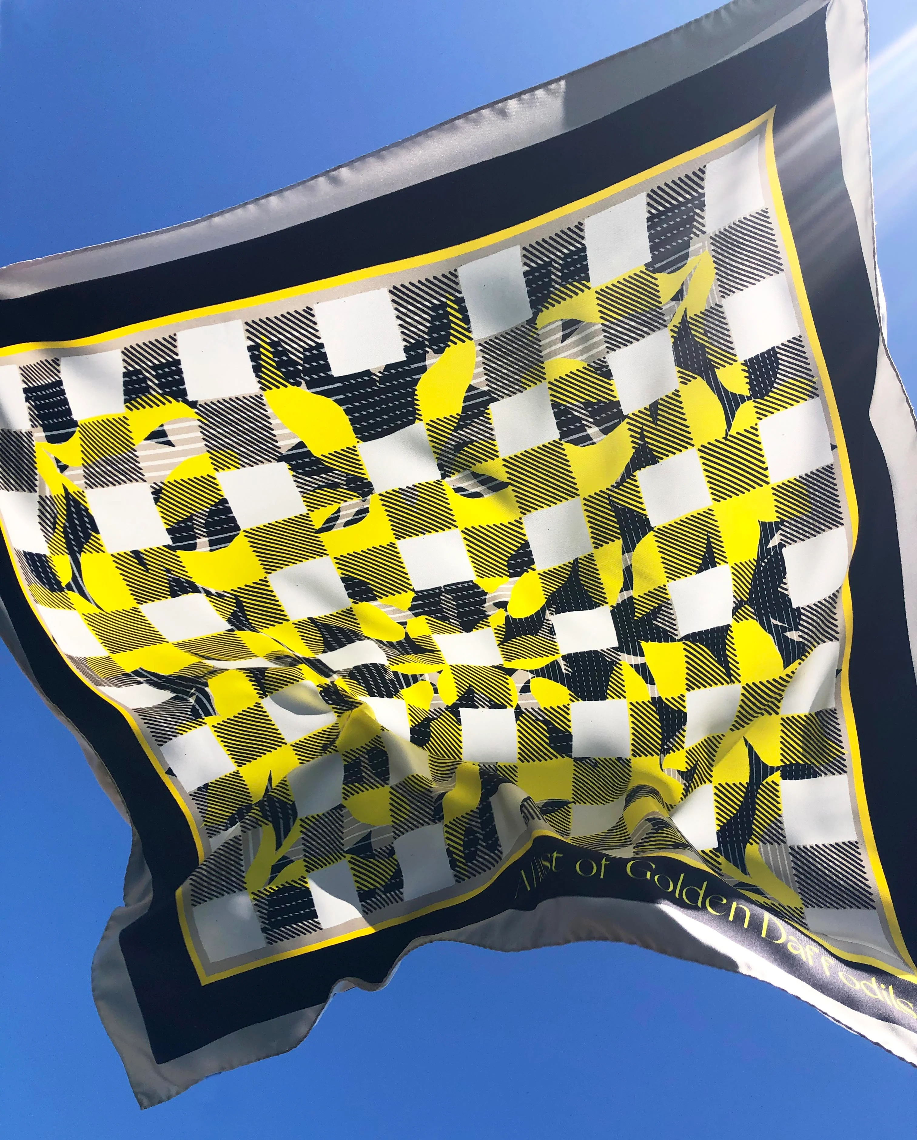 A host of Golden Daffodils- Statement scarf - Image 5