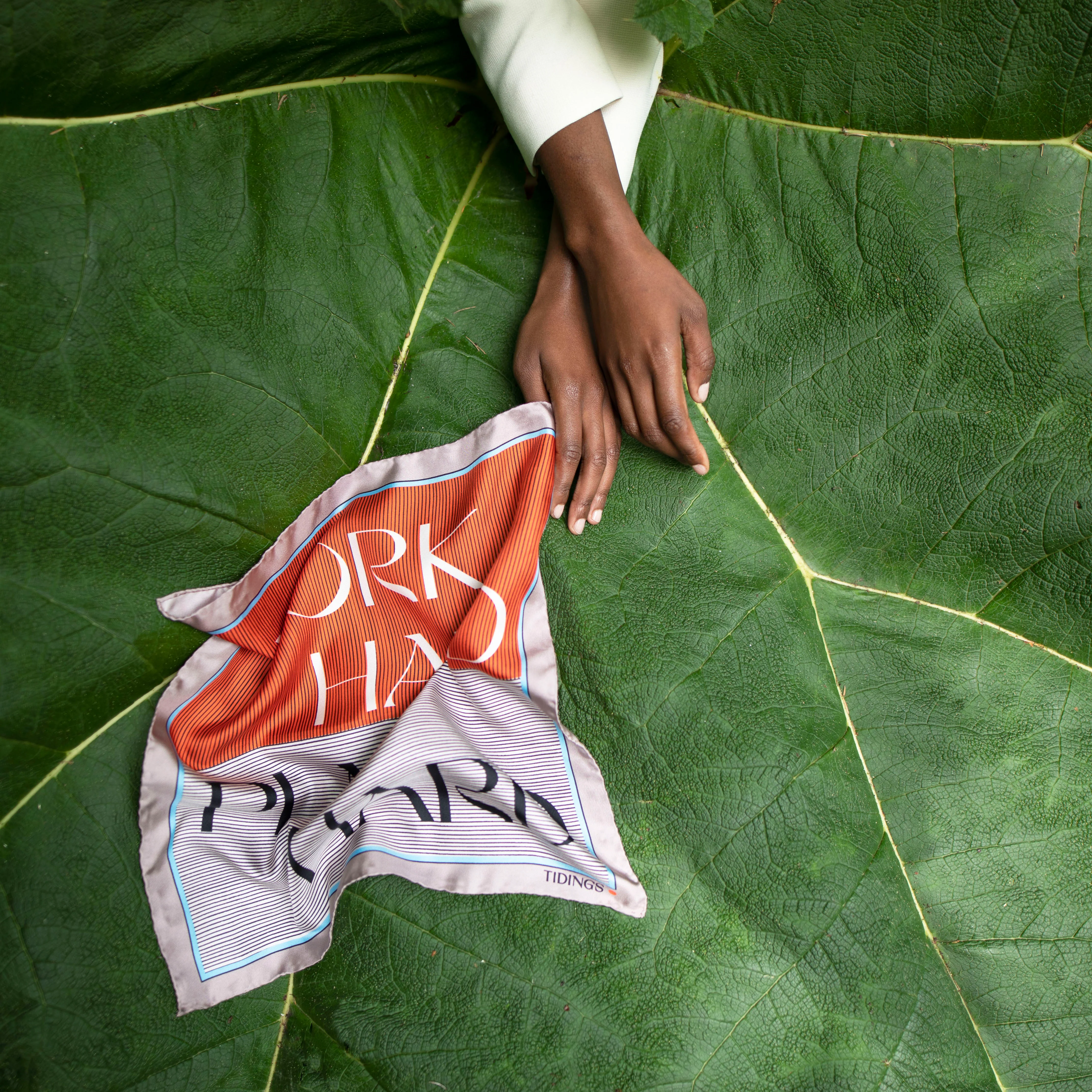 WORK HARD, PLAY HARD SILK POCKETSQUARE/ NECKERCHIEF - Image 4