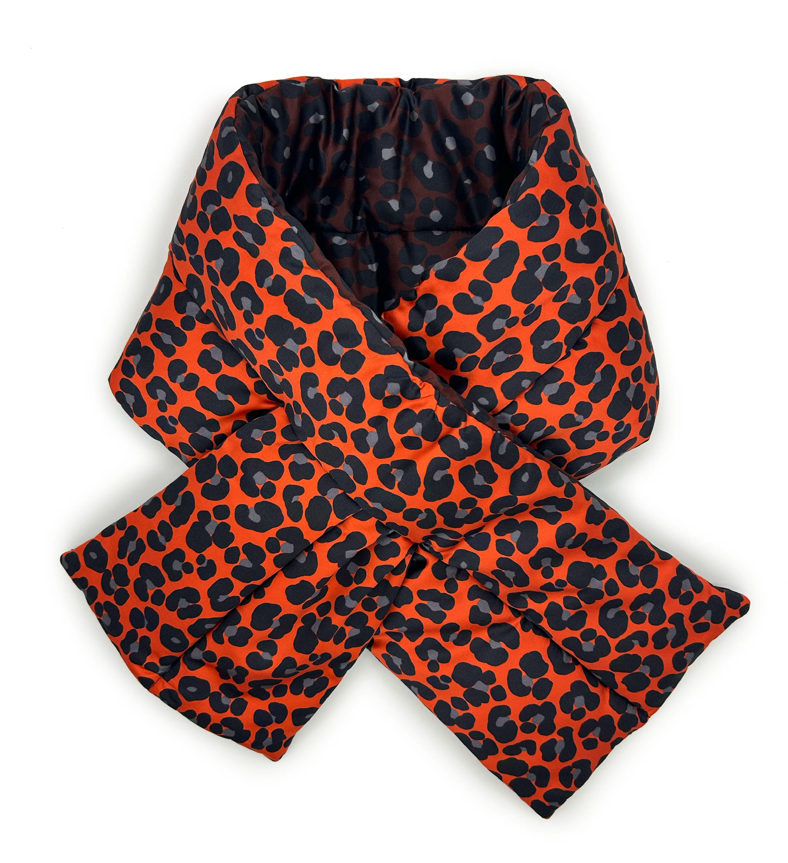 "SNOW LEOPARD"- PADDED SILK SNUG - Image 4