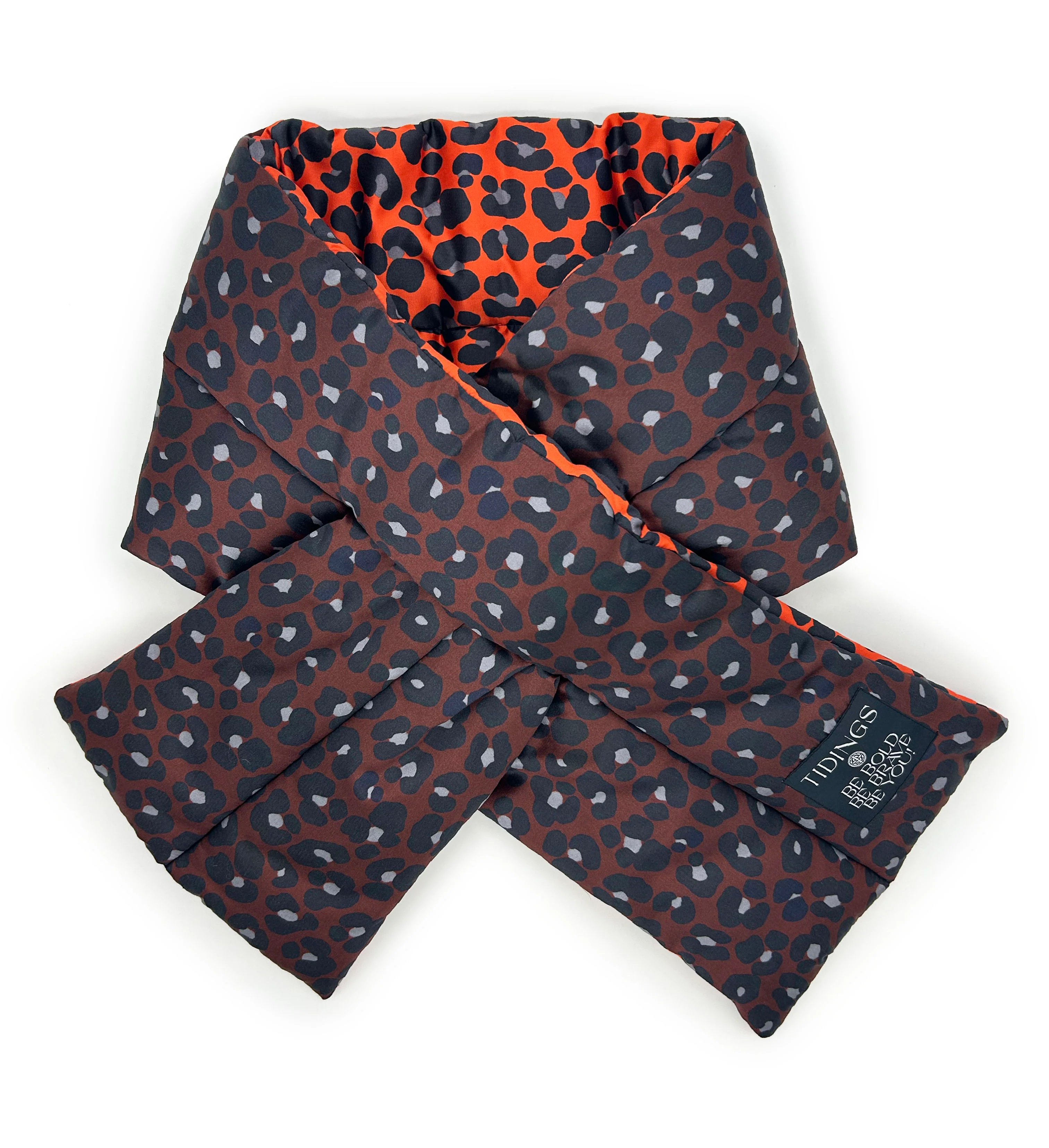 "SNOW LEOPARD"- PADDED SILK SNUG - Image 5