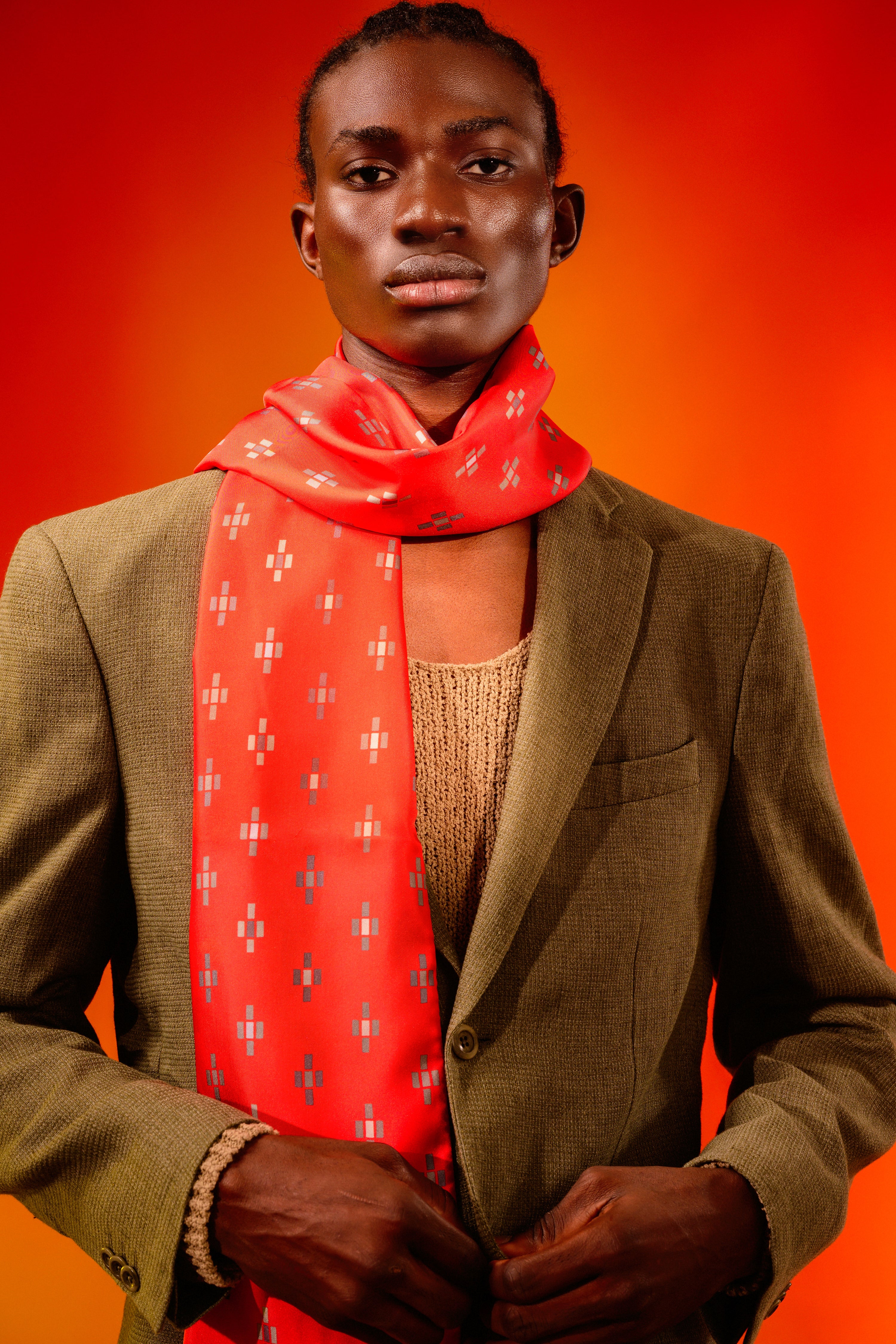 "LIVE, LOVE, LAUGH"-DOUBLE-SIDE SILK/WOOL - Image 3