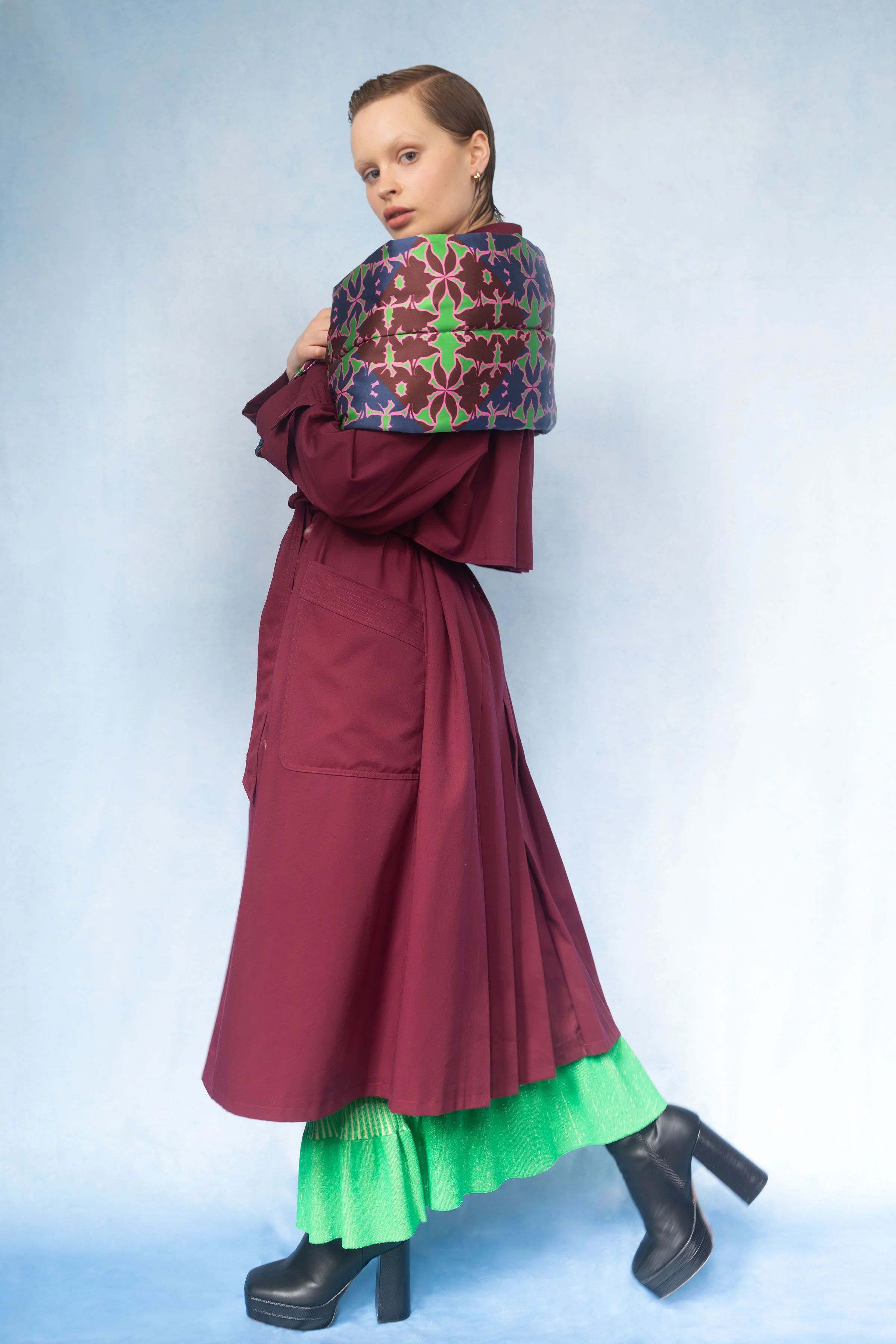 "NORTHERN LIGHTS"- PADDED SILK SNUG - Image 3