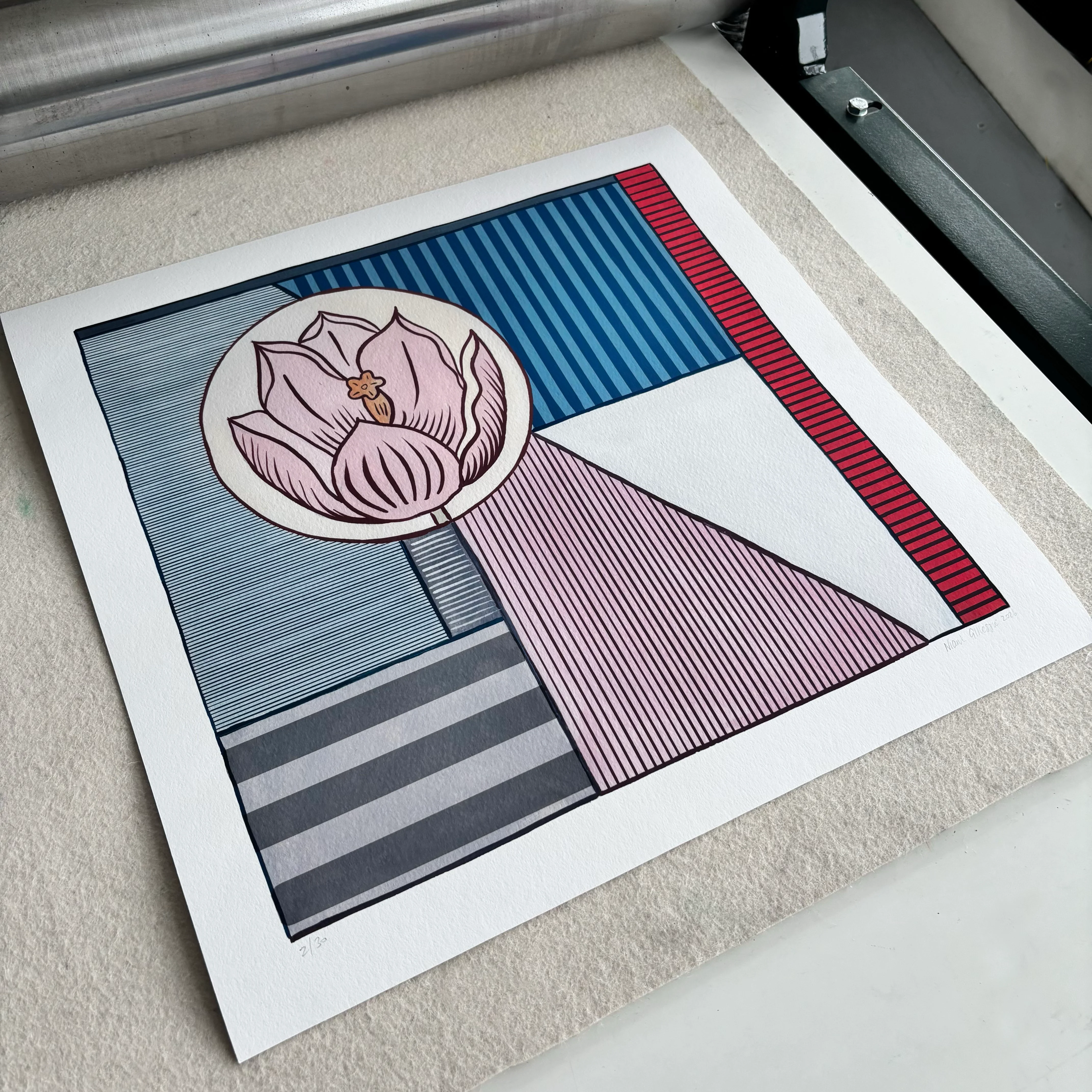 "MODERNIST MEADOW" LIMITED EDITION ART PRINT - Image 4
