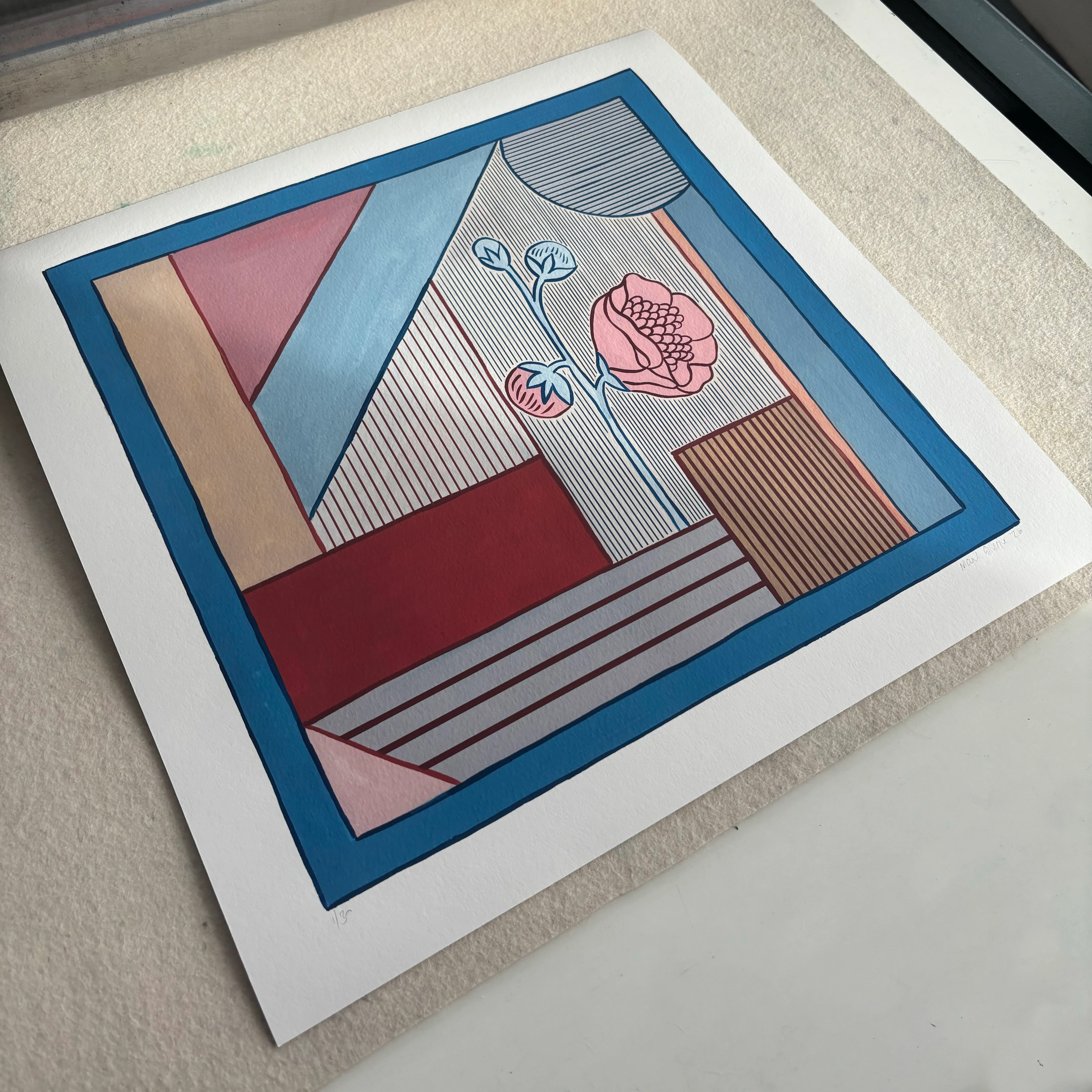 "STRUCTURAL BLOOM" LIMITED EDITION GICLEE PRINT - Image 5